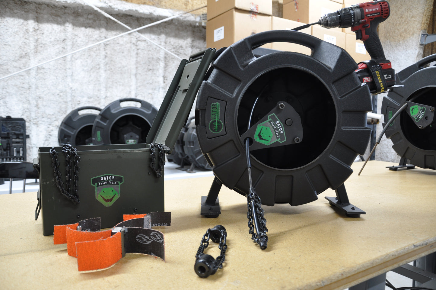 Gator Flex Shaft Drain Cleaning Machine - 6mm Cordless